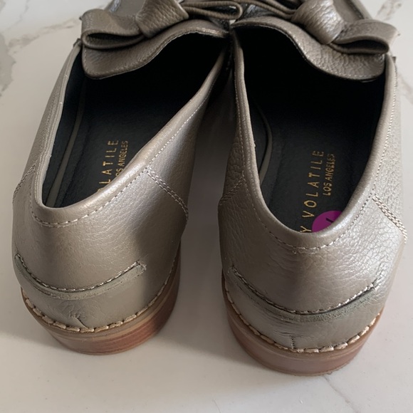 Very volatile leather lofeats size 9 gray comfy - Picture 5 of 9